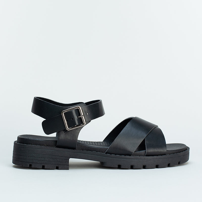 Cleated Ankle Strap Sandal _ 160623