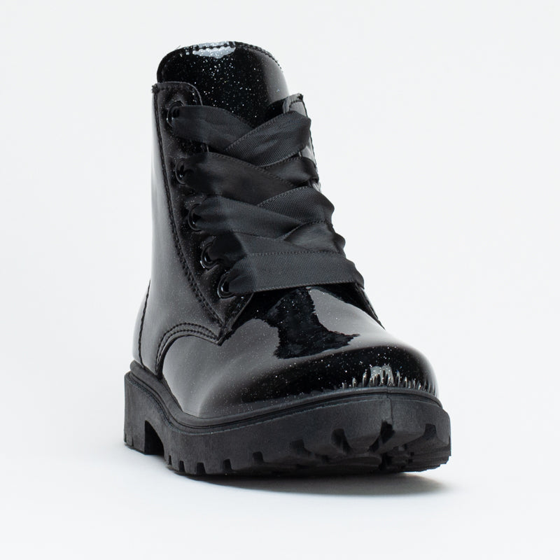 Glitter Boots with Ribbon Laces _ 159430