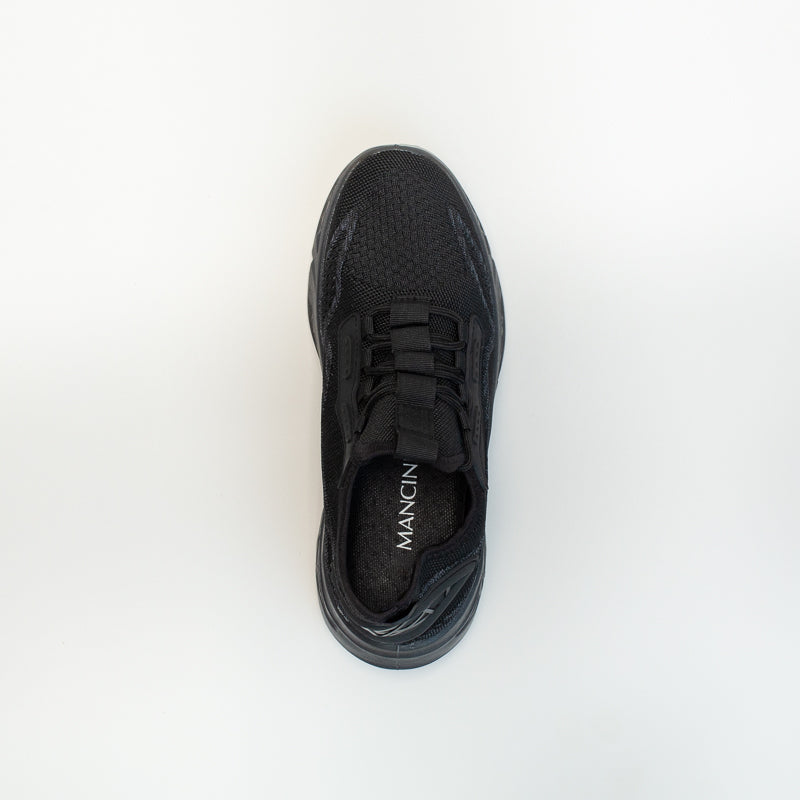 Mancini Men Knitted Pu Sneaker _ 143082