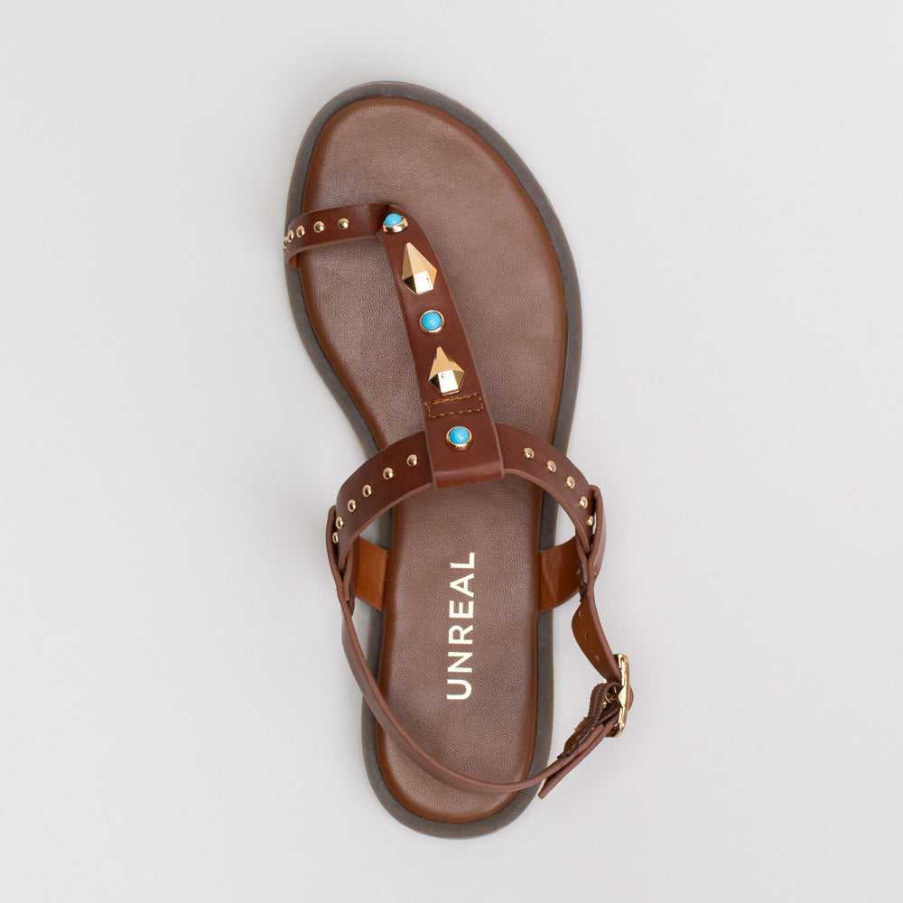 Unreal Women Toe-Loop Tribal Sandal _ 155319