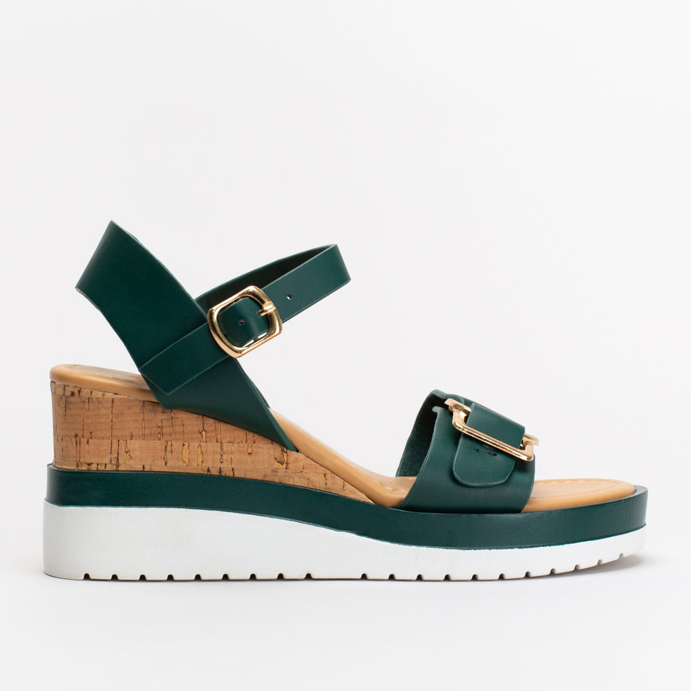 Women's Unreal Metal Trim Wedge _ 155720