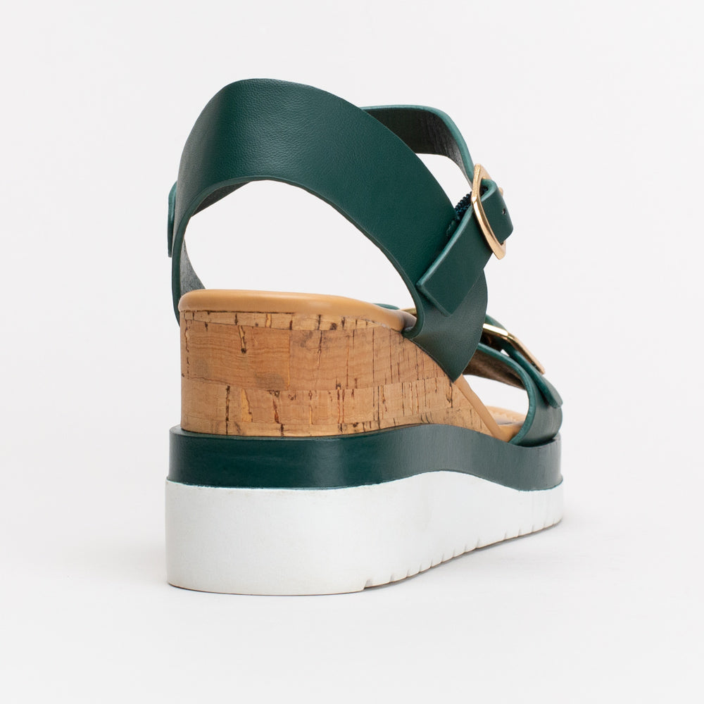 Women's Unreal Metal Trim Wedge _ 155720