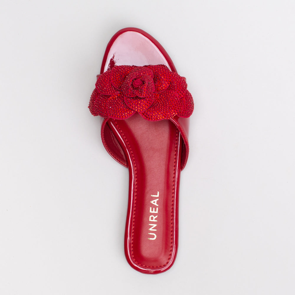 Unreal Women Rose Diamante Slide _ 155361