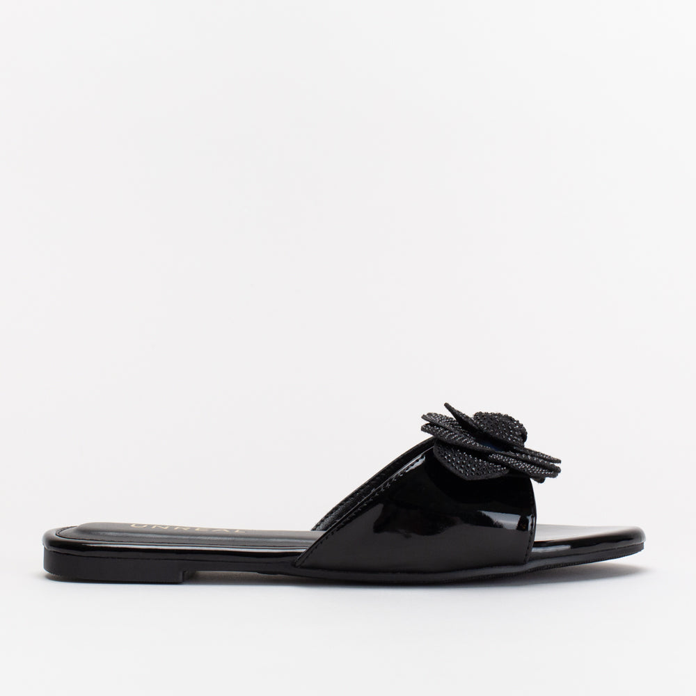 Unreal Women Rose Diamante Slide _ 155361