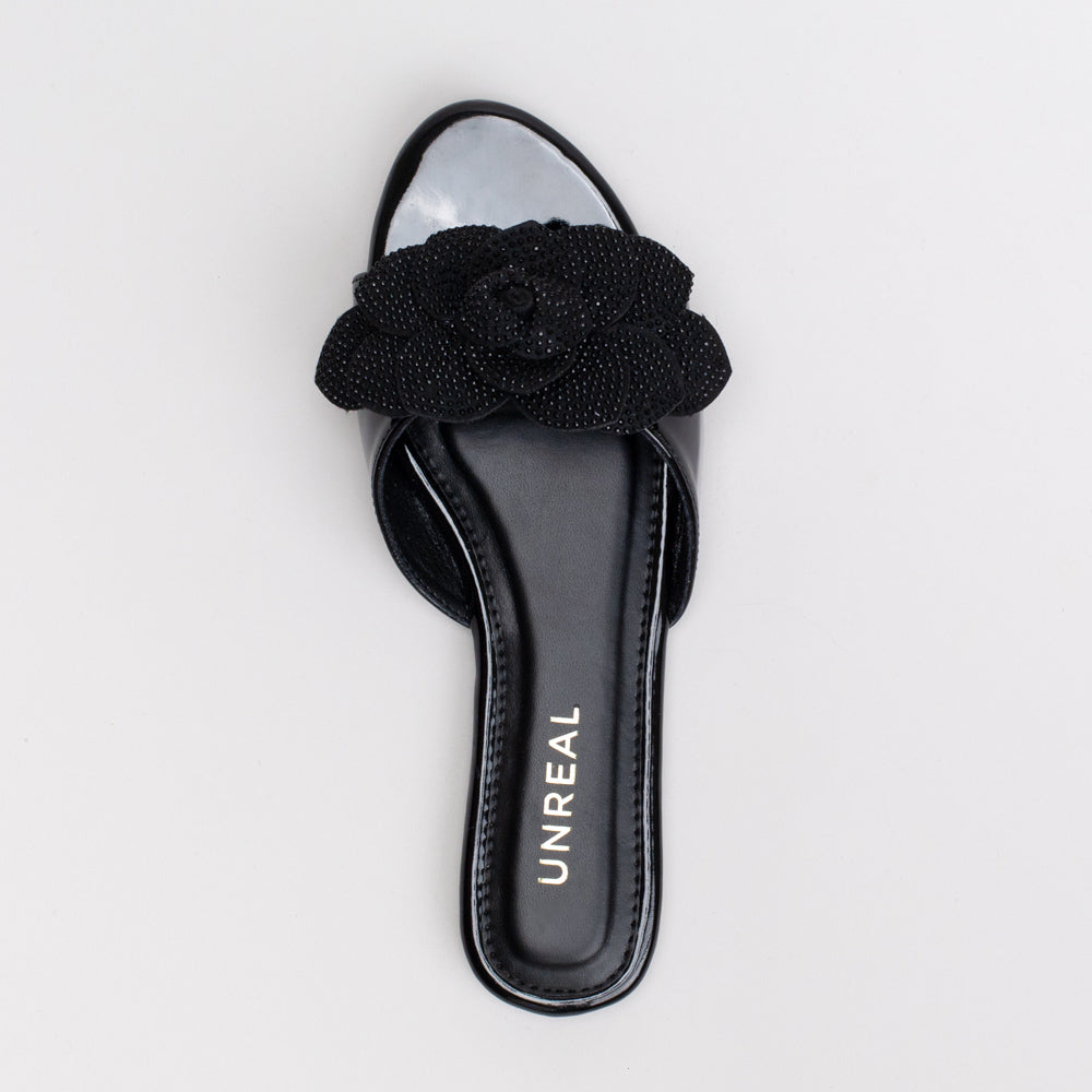 Unreal Women Rose Diamante Slide _ 155361