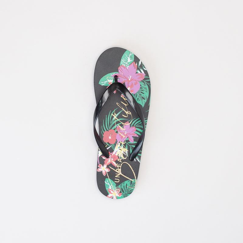 Floral flip flops deals