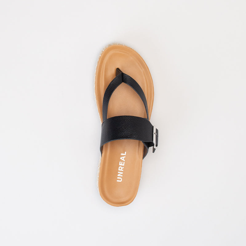 Flatform buckle thong _ 166942