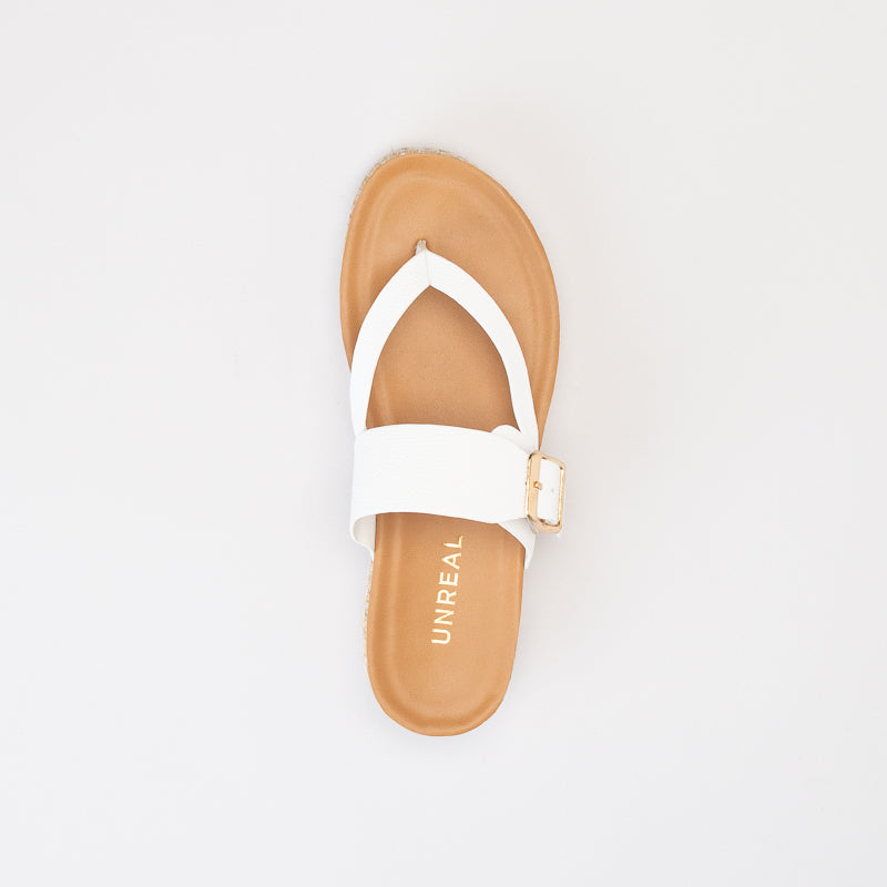 Flatform buckle thong _ 166943