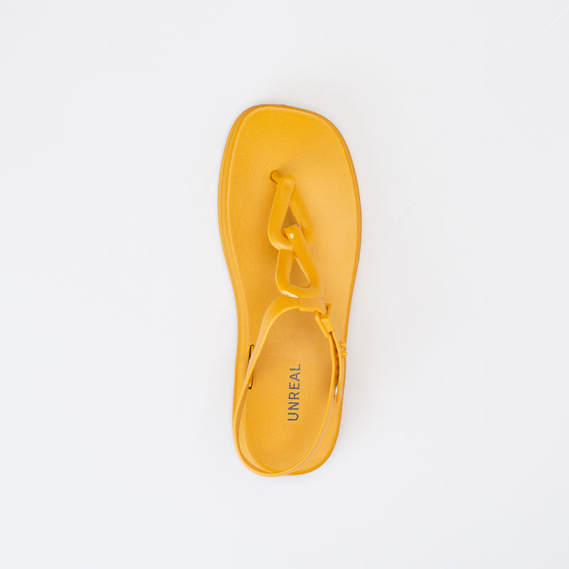 Unreal Women Rope Chunky Sq Toe Jelly Sandal _ 150549