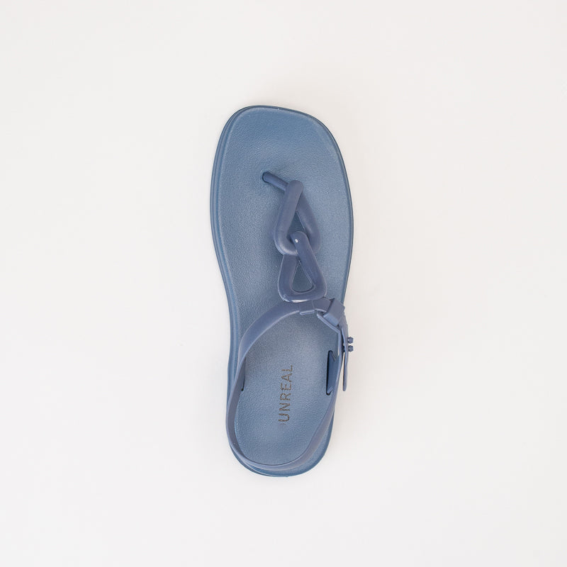 Unreal Women Rope Chunky Sq Toe Jelly Sandal _ 150549