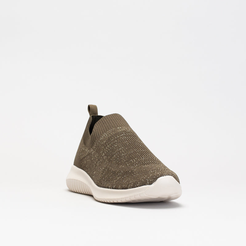Giovanni Women Lurex Slip On Knit Sneaker _ 150621