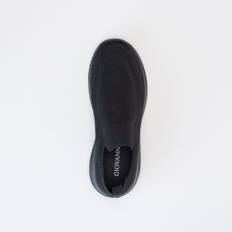 Giovanni Women Lurex Slip On Knit Sneaker _ 150621