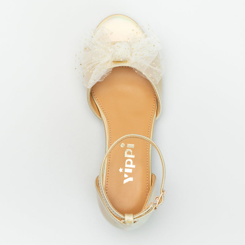 CHIFFON BOW PARTY SHOE