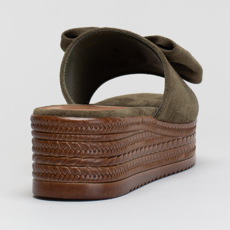 Platform Mock Espadrille  Platfrom With Bow Detail