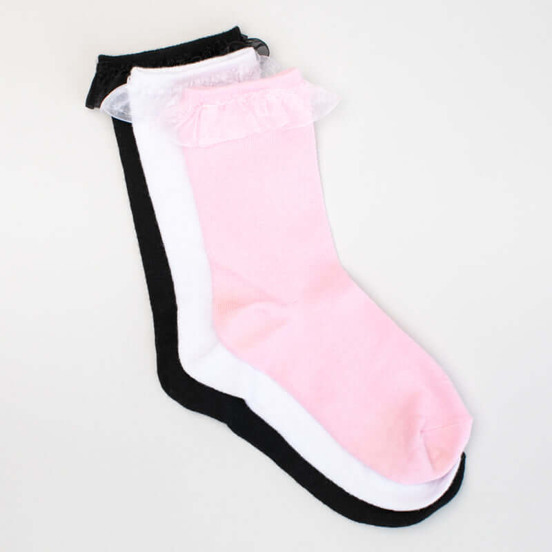 DECORATIVE RUFFLE 3 PK