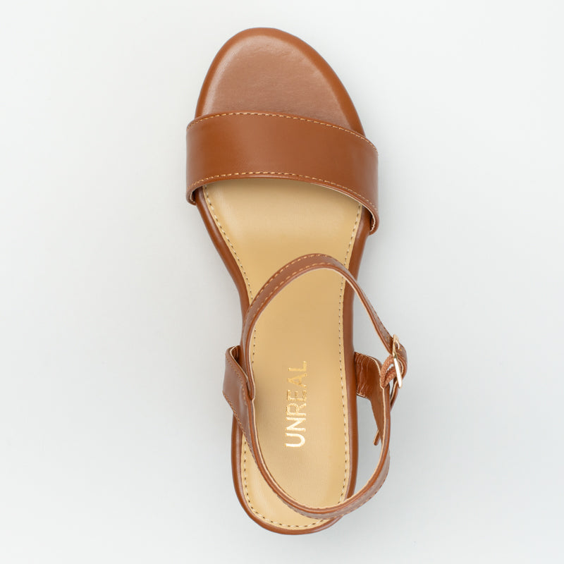 Cork Wedge With Ankle Strap