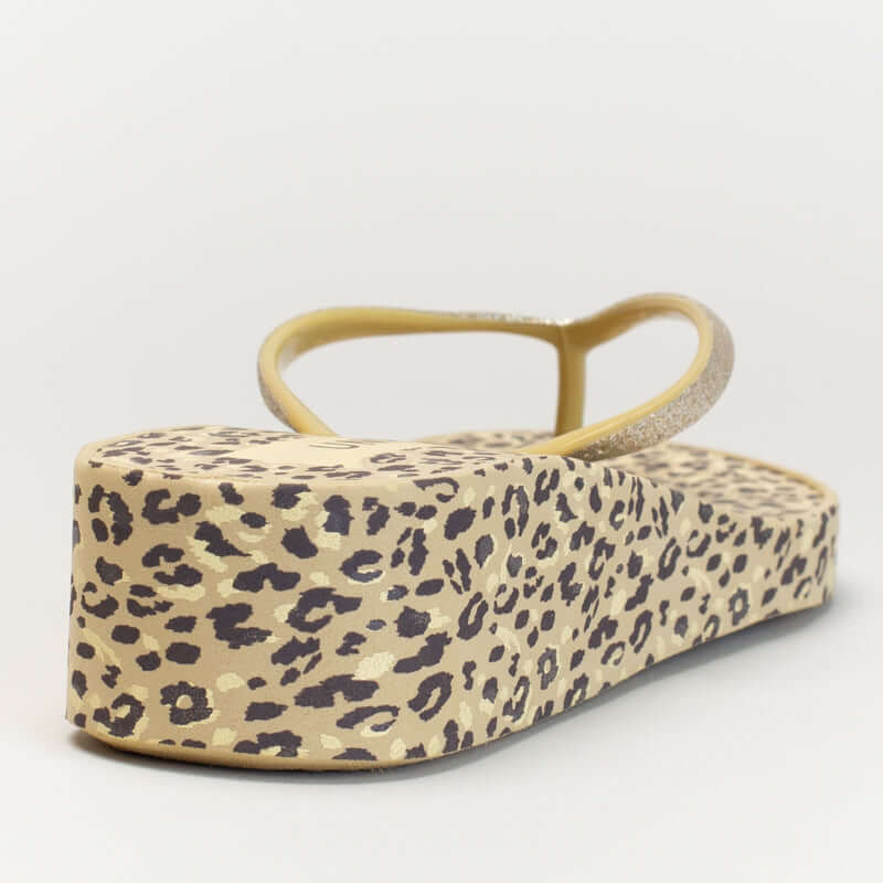 Toe Thong Printed Wedge