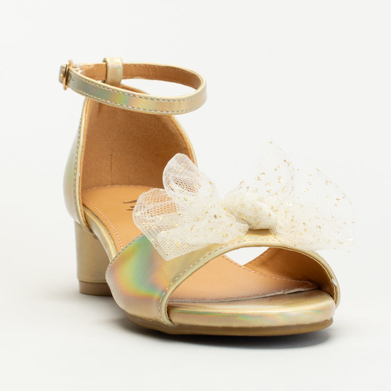 CHIFFON BOW PARTY SHOE