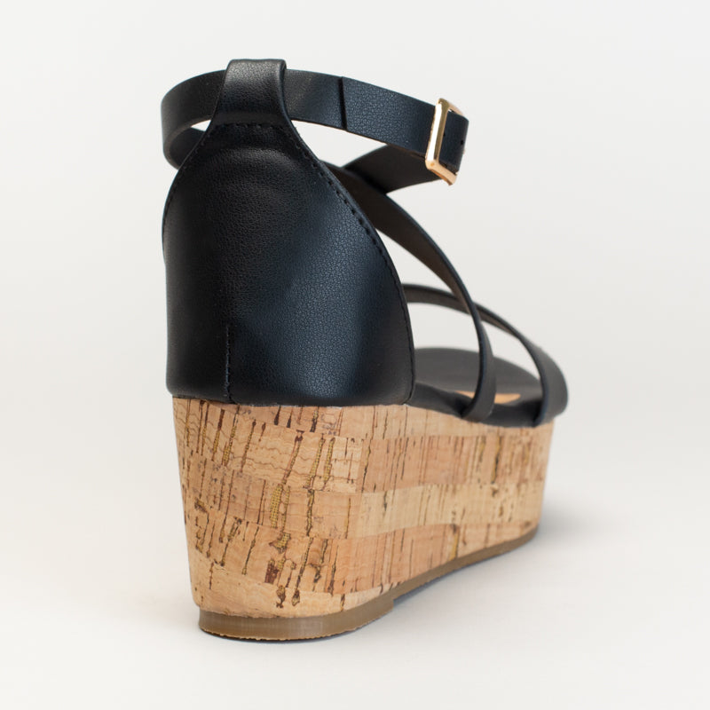 Cork Wedge Sandal