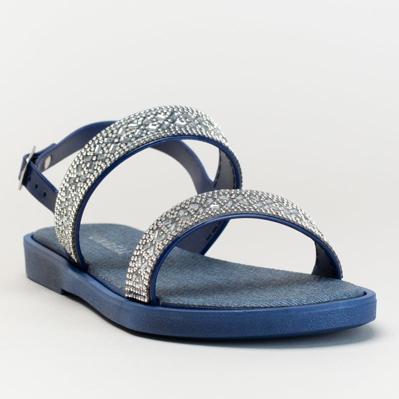 DIAMANTE DOUBLE SLING BACK