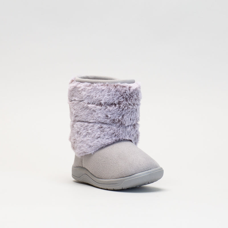 Younger Girls Fluffy Bootie Slipper