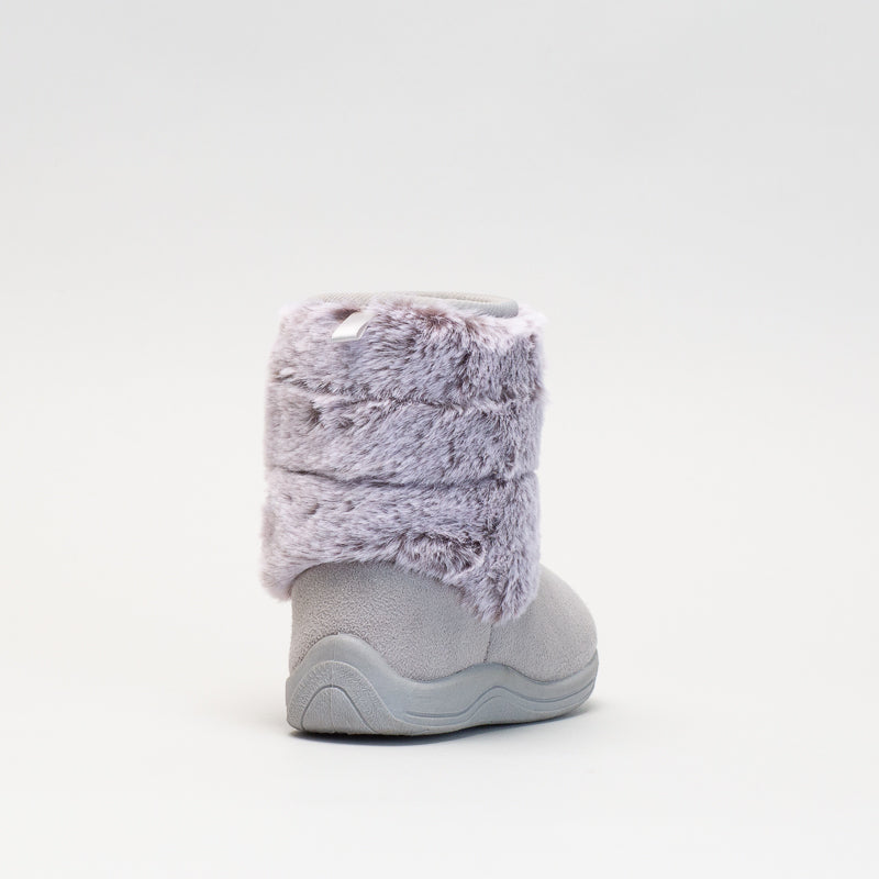 Younger Girls Fluffy Bootie Slipper