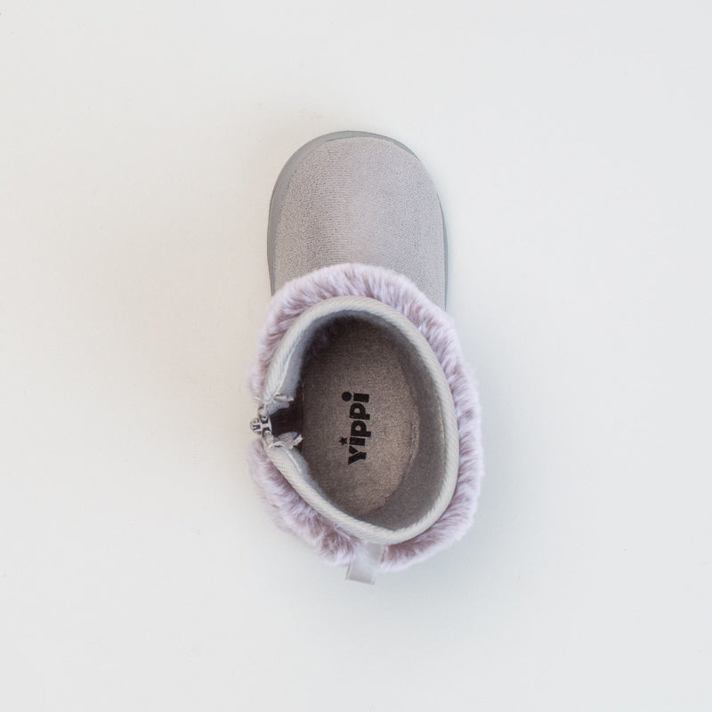 Younger Girls Fluffy Bootie Slipper