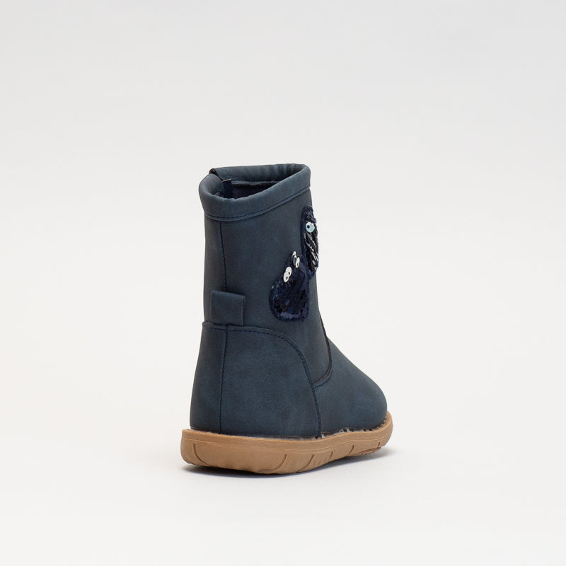 Younger Girls Bootie With Heart Detail