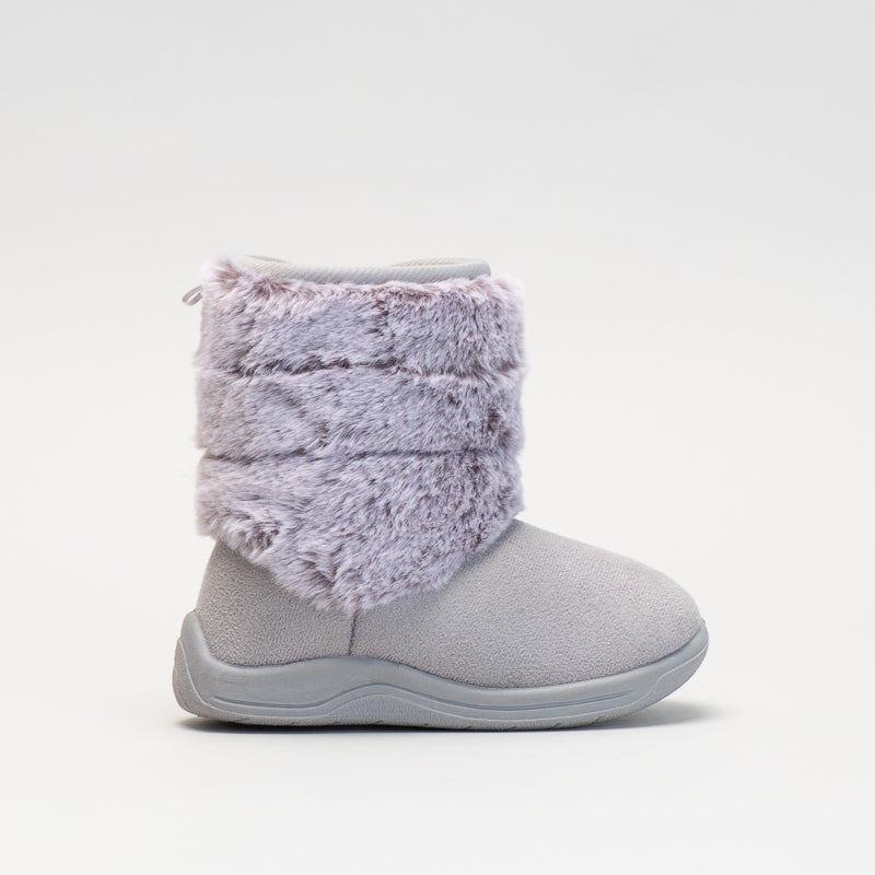 Younger Girls Fluffy Bootie Slipper