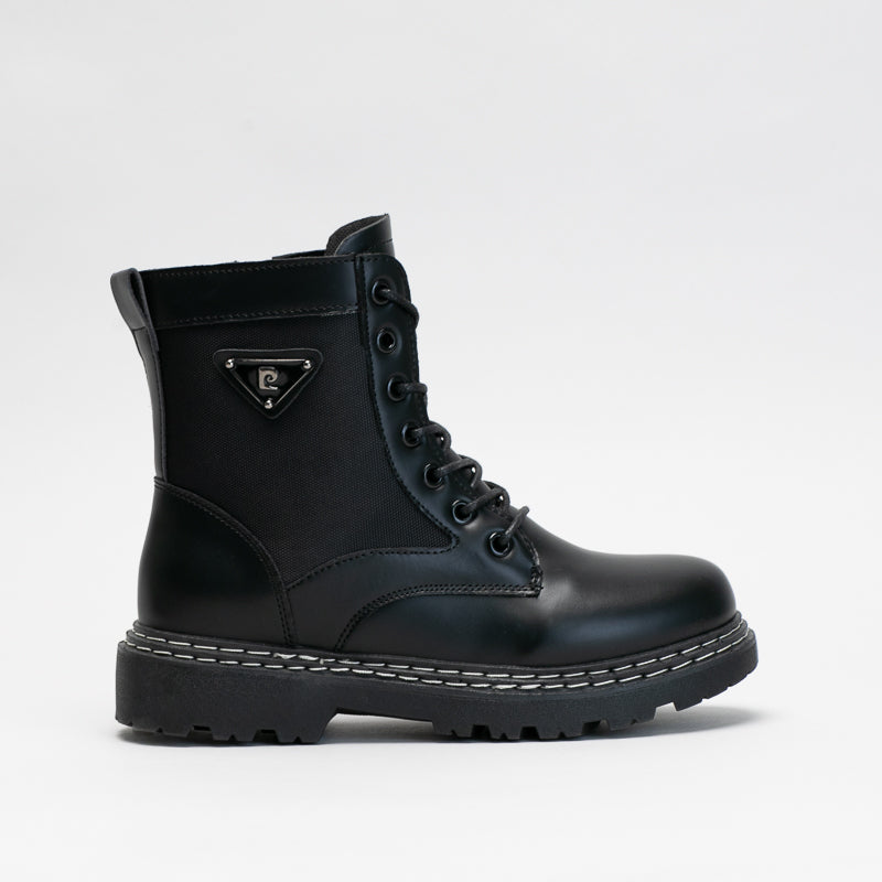 Pierre Cardin Women Biker Twin Row Stitch Boot _ 137563