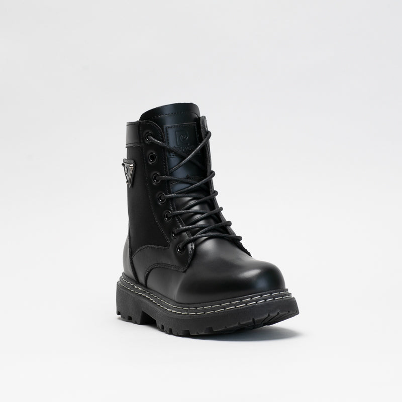 Pierre Cardin Women Biker Twin Row Stitch Boot _ 137563