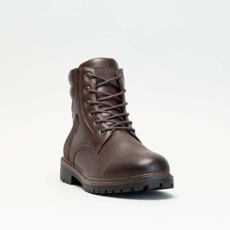 Mancini Men Utility Leather Look Pu Boot _ 136067