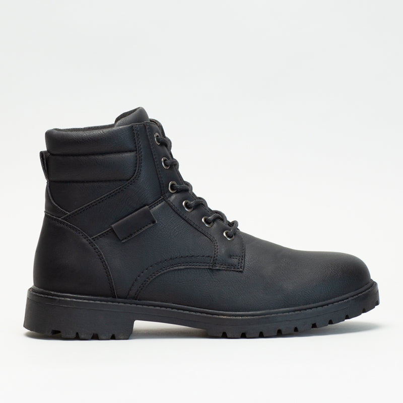 Mancini Men Utility Leather Look Pu Boot _