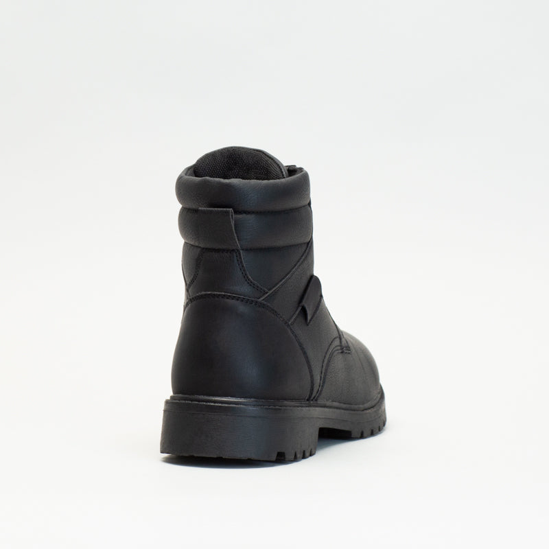 Mancini Men Utility Leather Look Pu Boot _