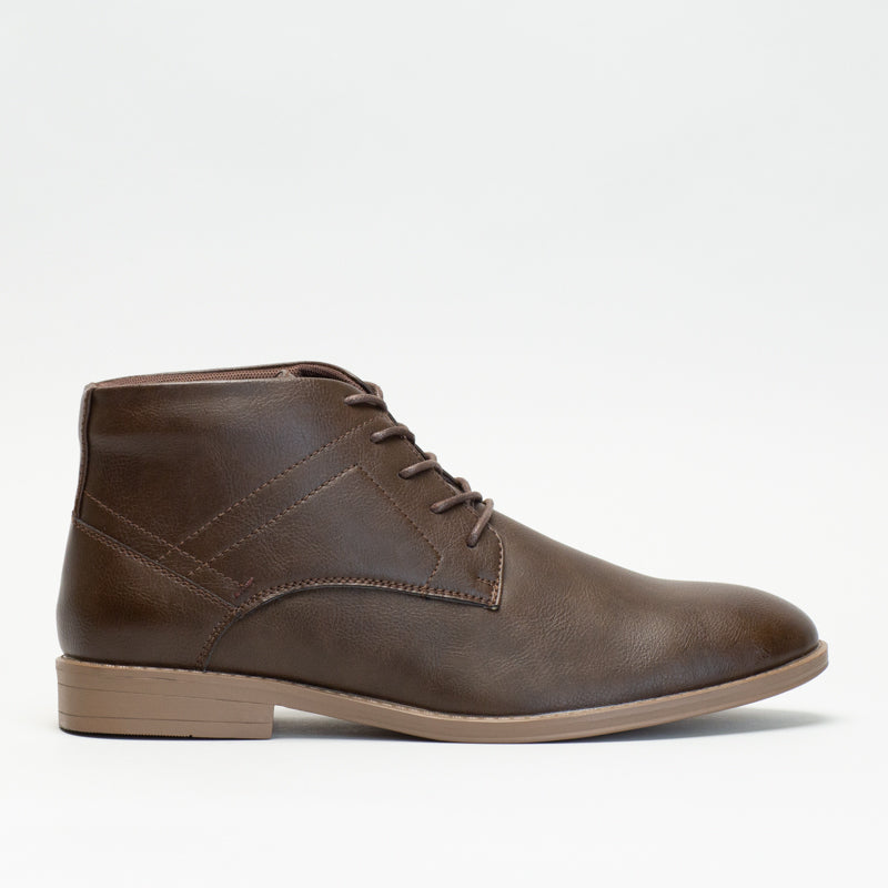 Mancini Men Brown Pu Desert Boot Toffee Sole _ 136058