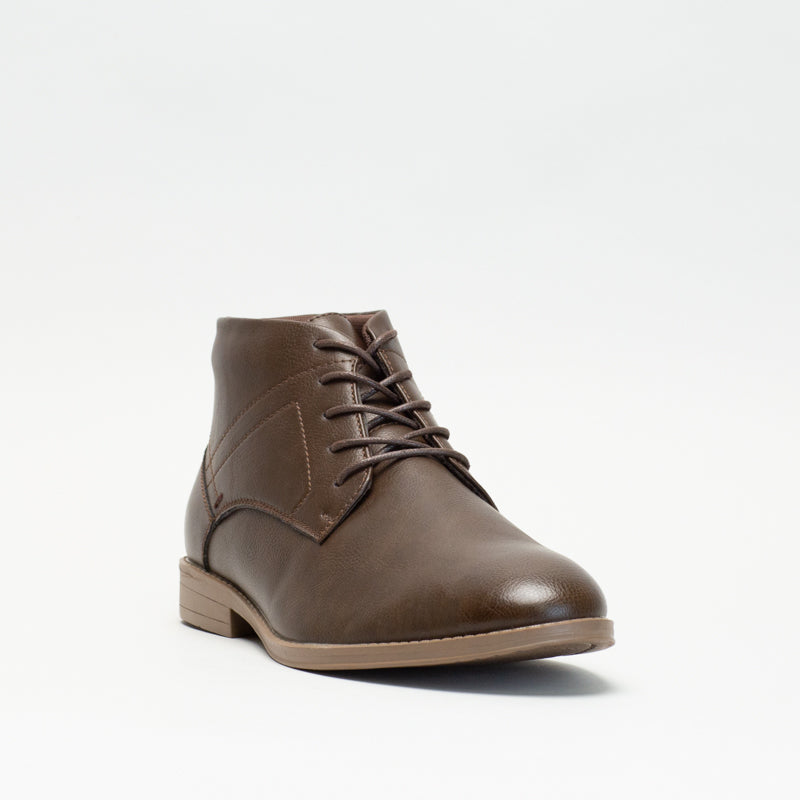 Mancini Men Brown Pu Desert Boot Toffee Sole _ 136058