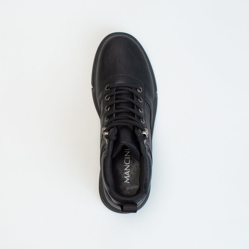 Mancini Men Black Mono Casual Hi Top _ 136153