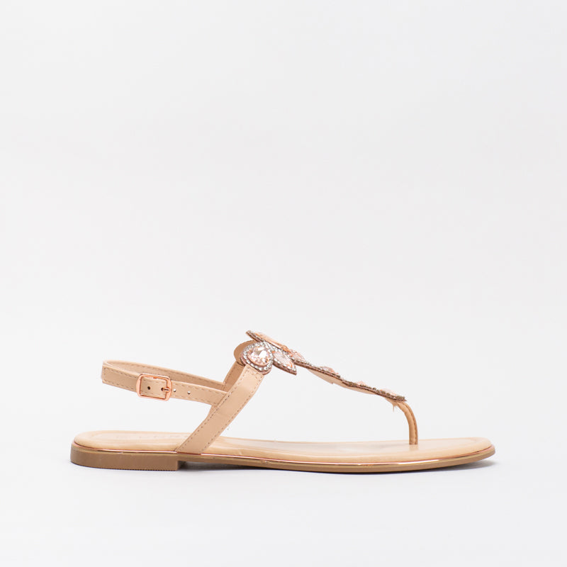 Unreal Women Jewelled Flat Sandal _ 134240