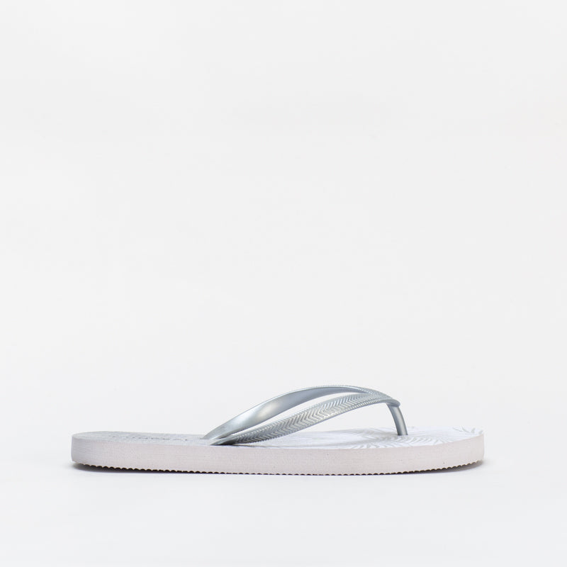 Unreal Women Metallic Ferns Flip Flop _ 134274