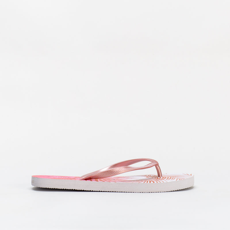 Unreal Women Metallic Ferns Flip Flop _ 134274