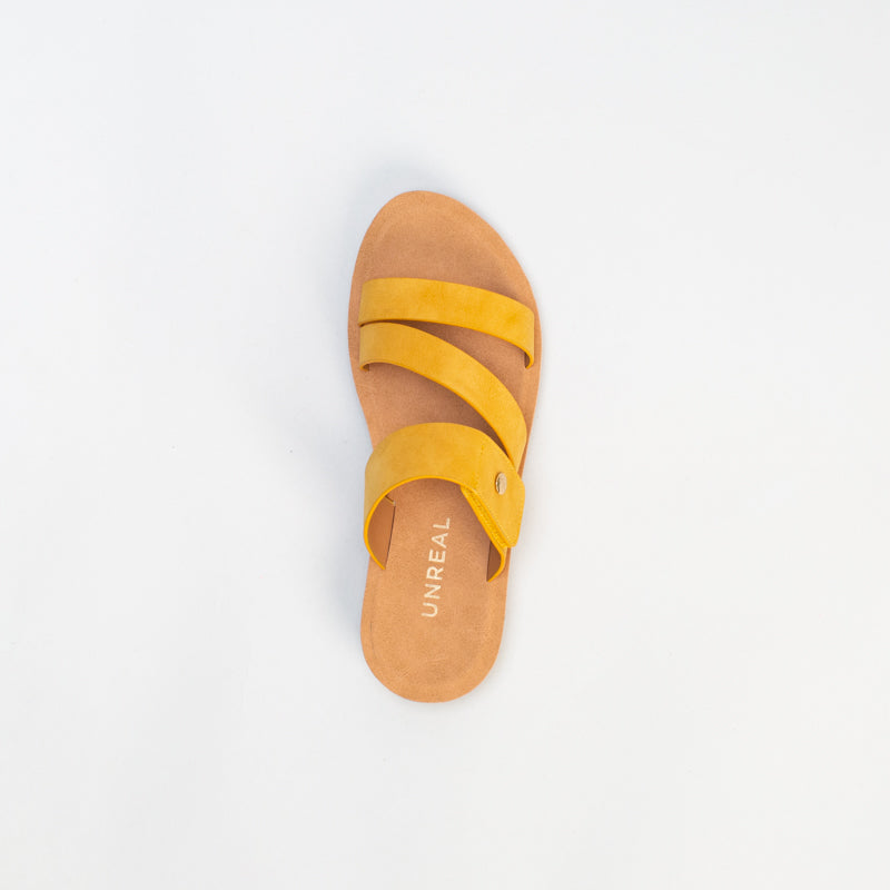 Unreal Women Strappy Mule Footbed _ 134267
