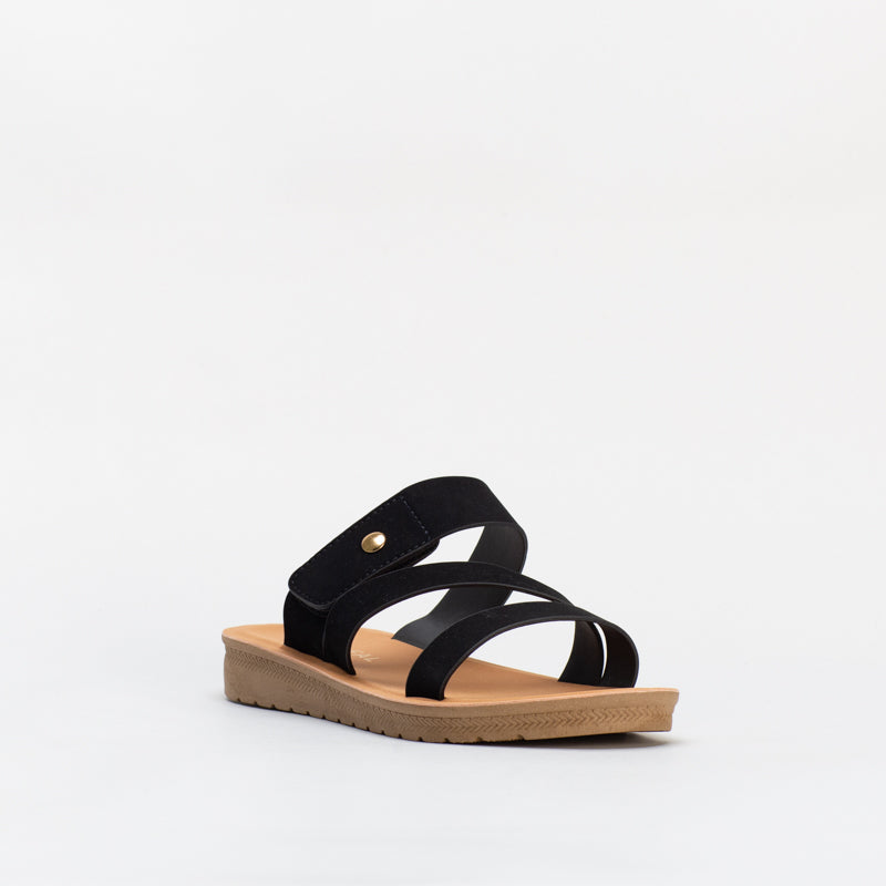 Unreal Women Strappy Mule Footbed _ 134267