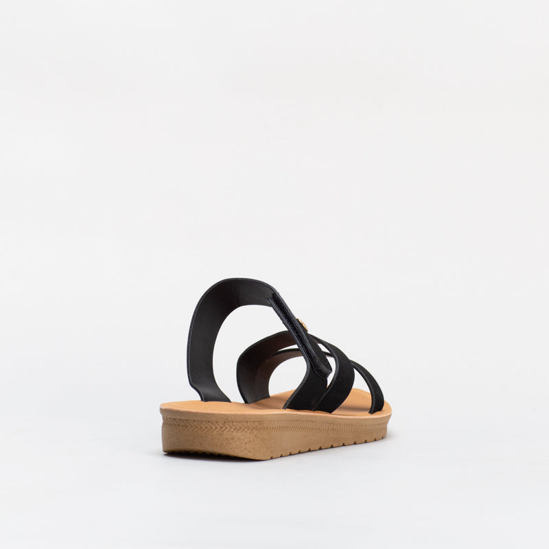 Unreal Women Strappy Mule Footbed _ 134267