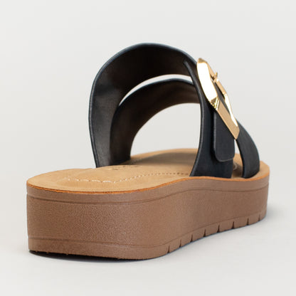 Double Band with Buckle-Tan