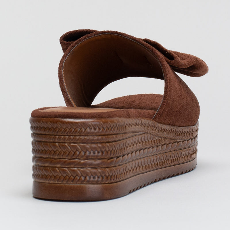 Platform Mock Espadrille  Platfrom With Bow Detail