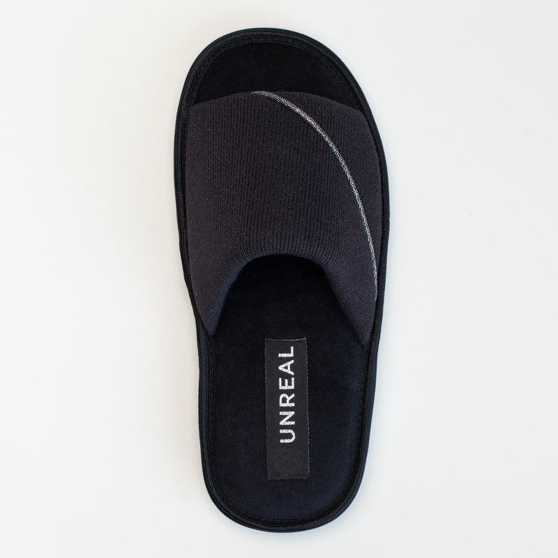 Glitter Fabric Mule Slipper