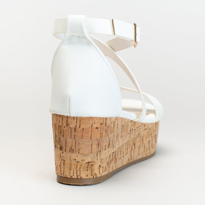 Cork Wedge Sandal