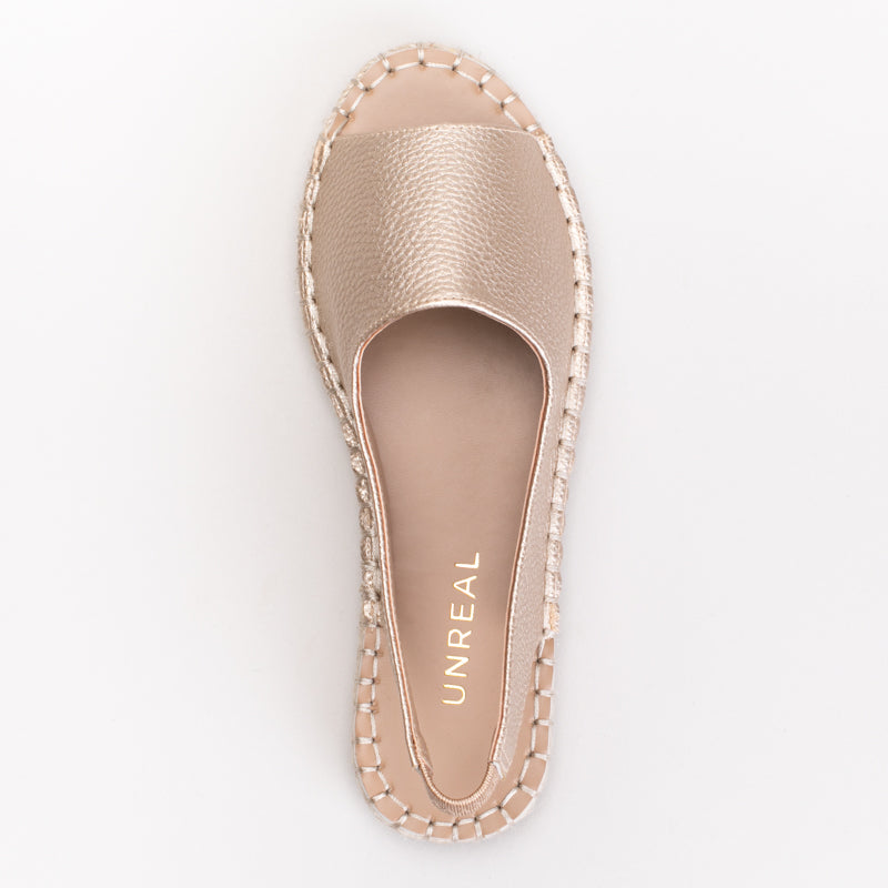 Flatform Espadrille Sling Back