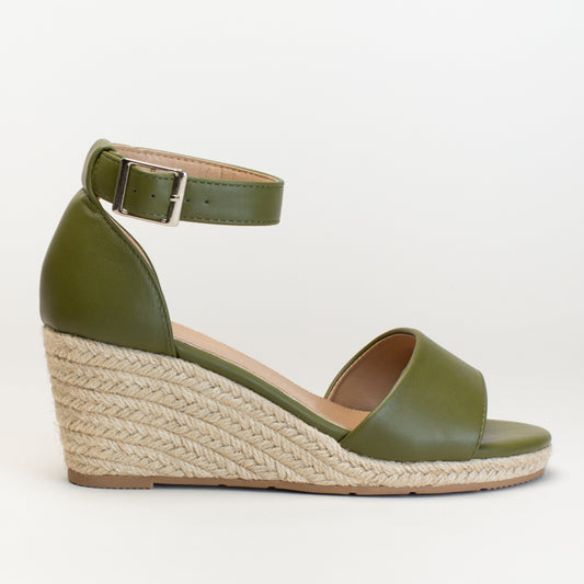 Espadrille Wedge with Ankle Strap