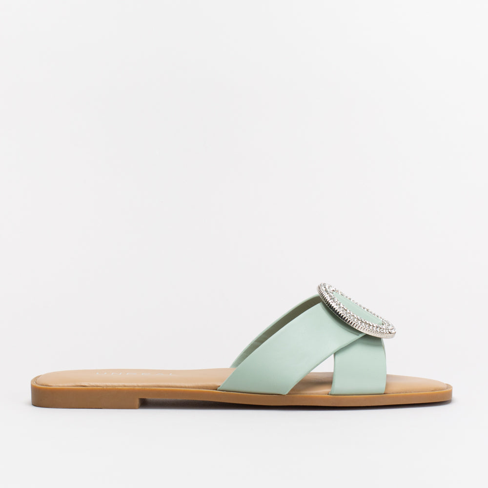 Statement Ring Mule Slide